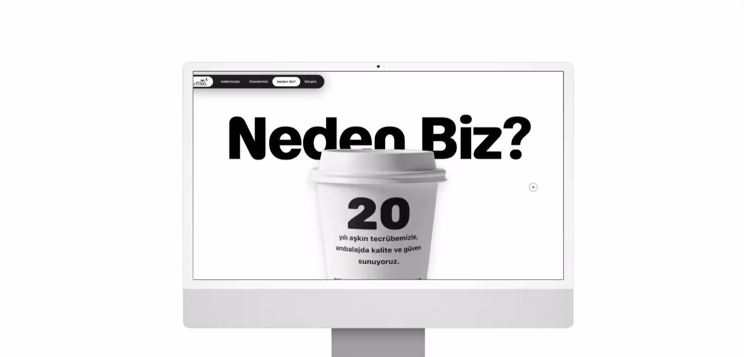 Naturel website project preview